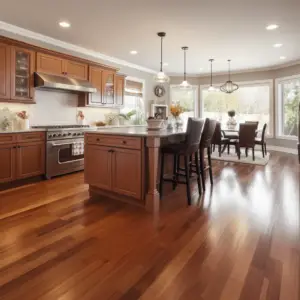 Perfect Hardwood Flooring for Cherry Cabinets