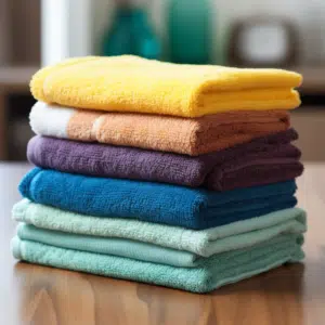 Mildew stains towels