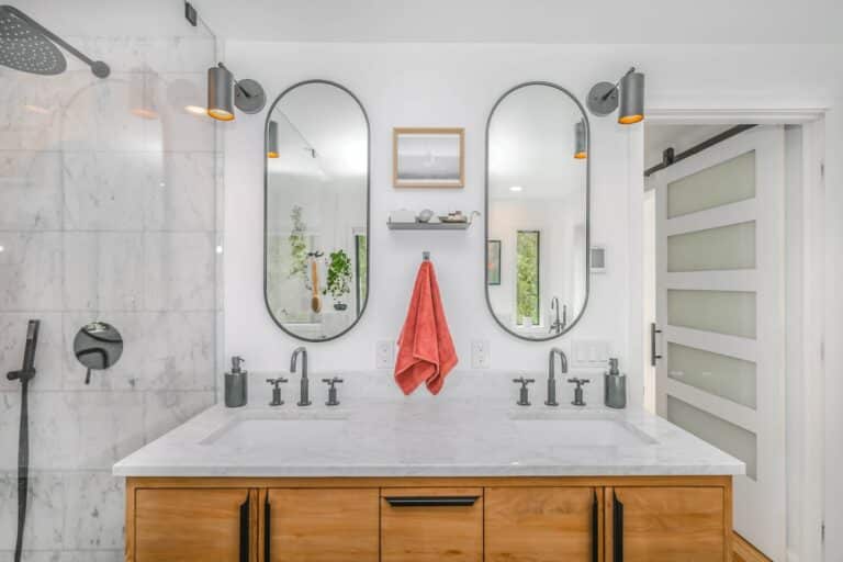 Mixing Chrome and Brushed Nickel Finishes in Bathroom