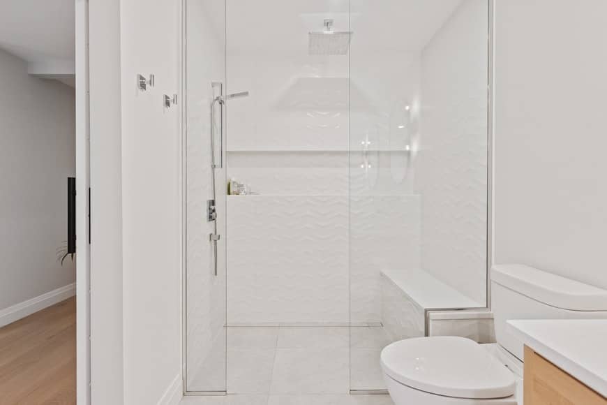 how to clean overlapping sliding shower doors