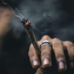 Smoking In Bathroom With Shower Running
