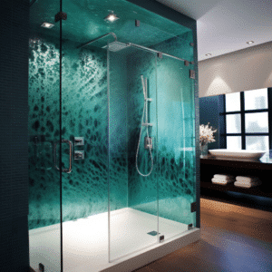 Glass shower door maintenance