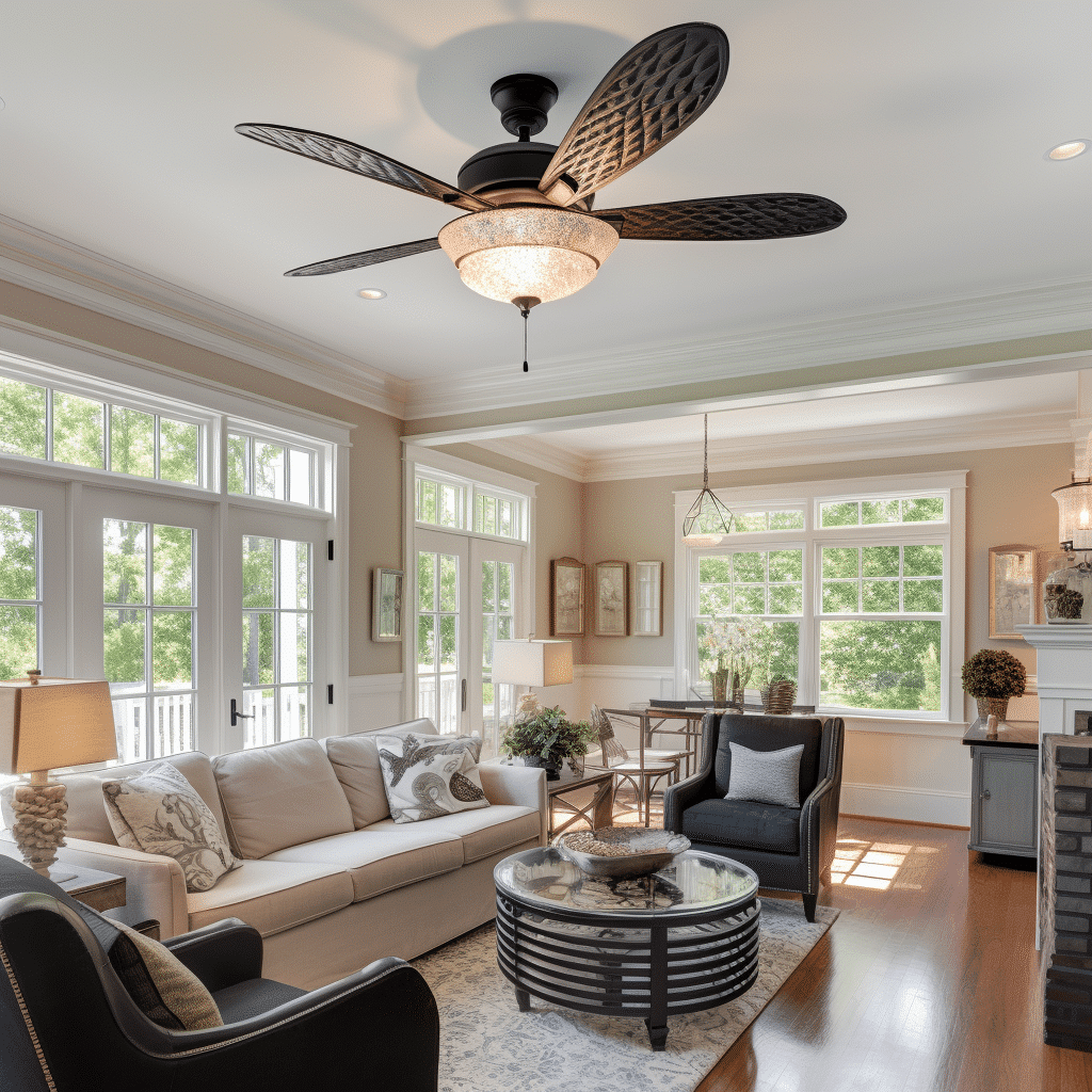 Ceiling Fans vs. Chandeliers Making Your Home Shine