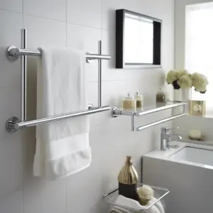 Towel bars match faucet