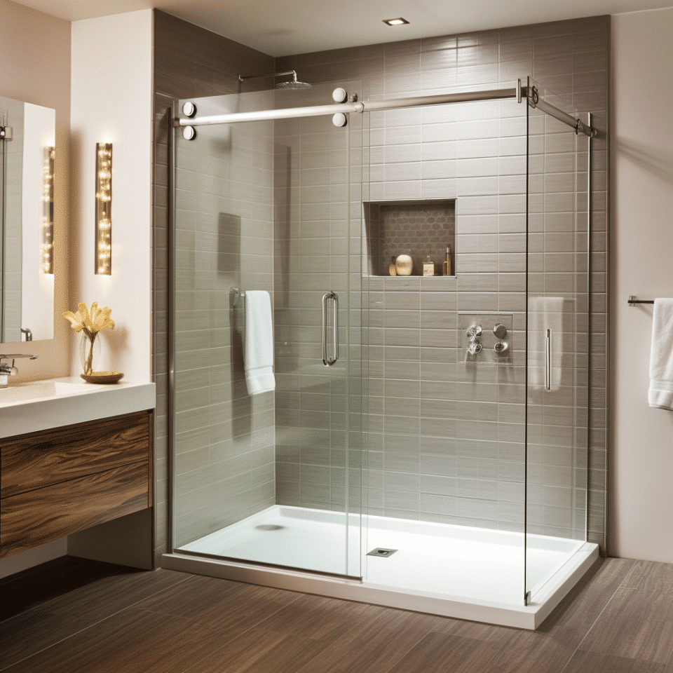 Efficient Strategies for Cleaning Overlapping Sliding Shower Doors