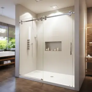 Cleaning Overlapping Sliding Shower Doors