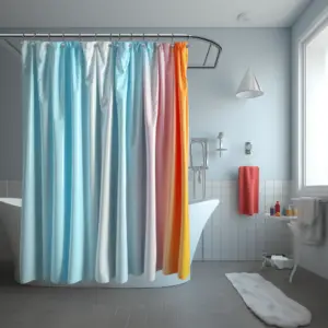 Cleaning of Shower Curtains with Magnets
