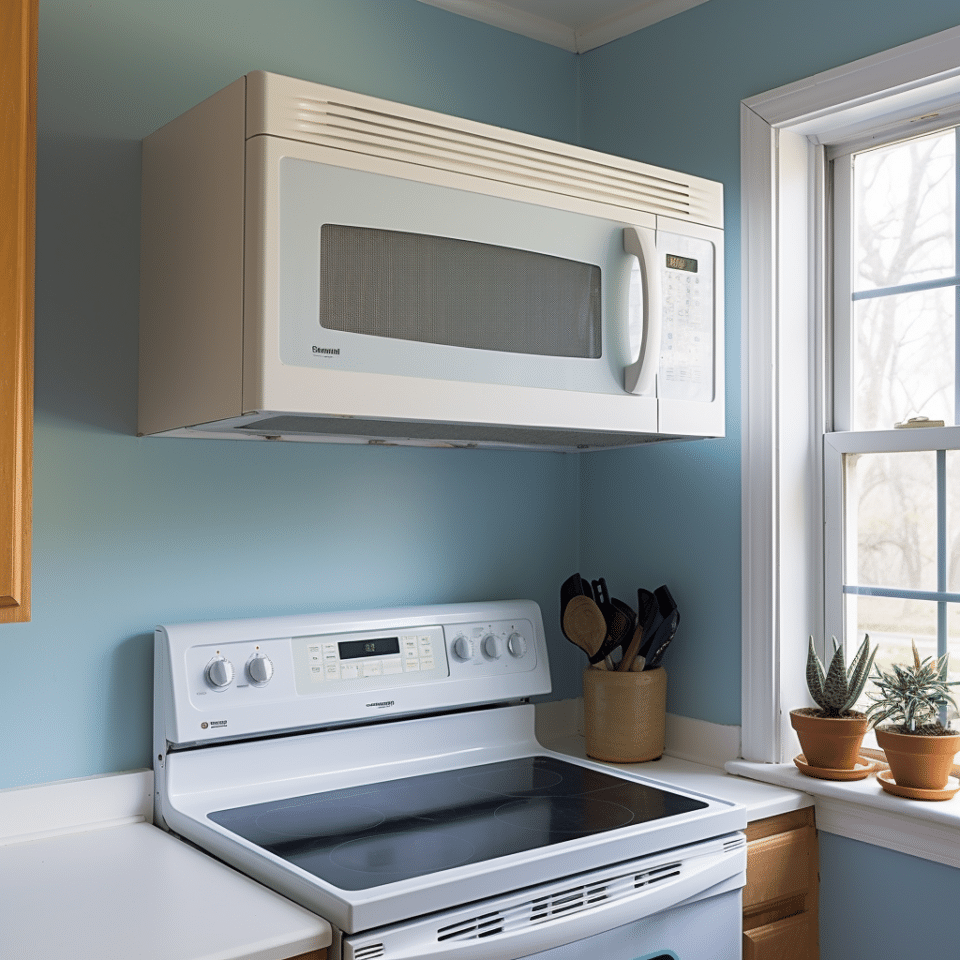 Installing OvertheRange Microwave Without