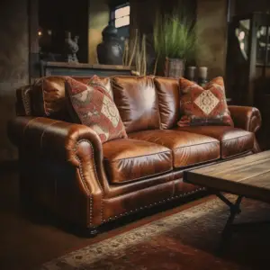 Leather and Microfiber Couches