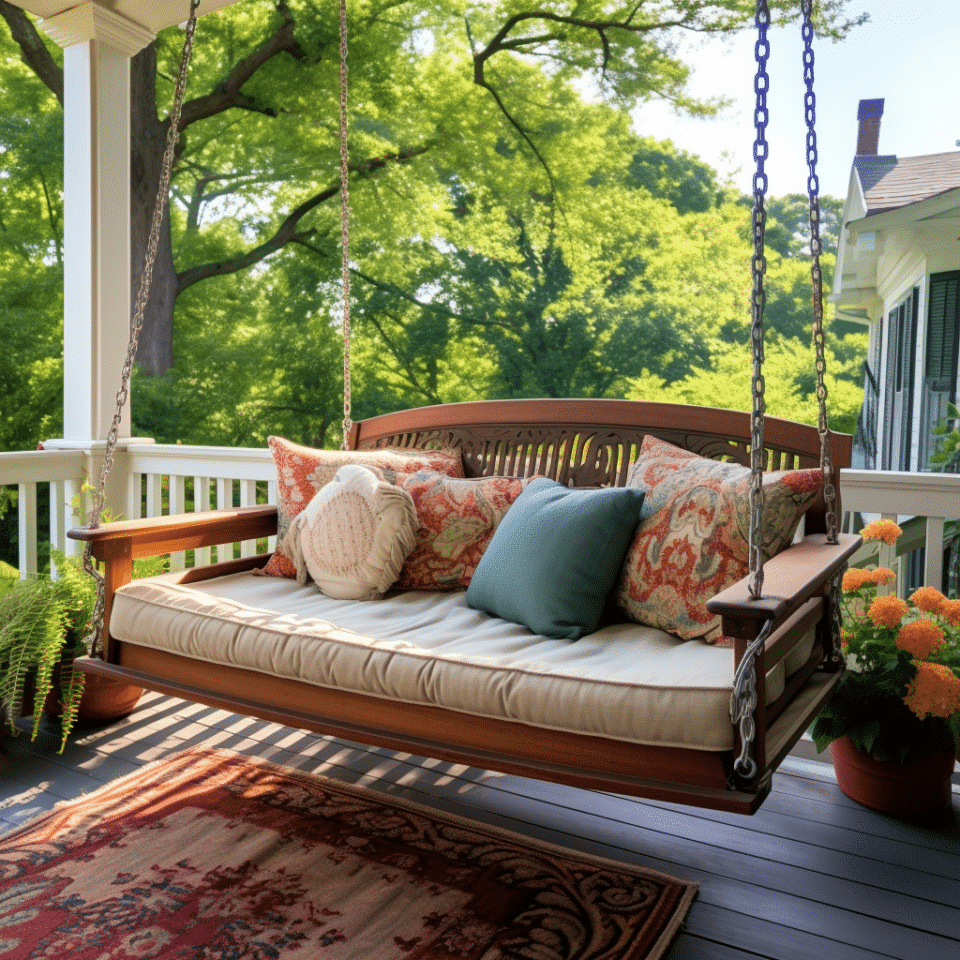 Choosing the Perfect Porch Swing Size, Type, and Placement