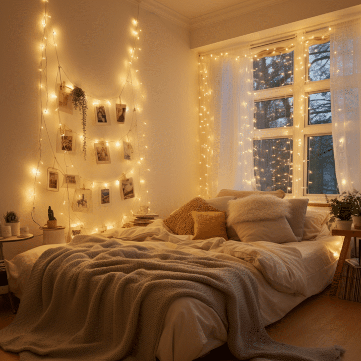 Creative Ways to Hang Fairy Lights Without Damage