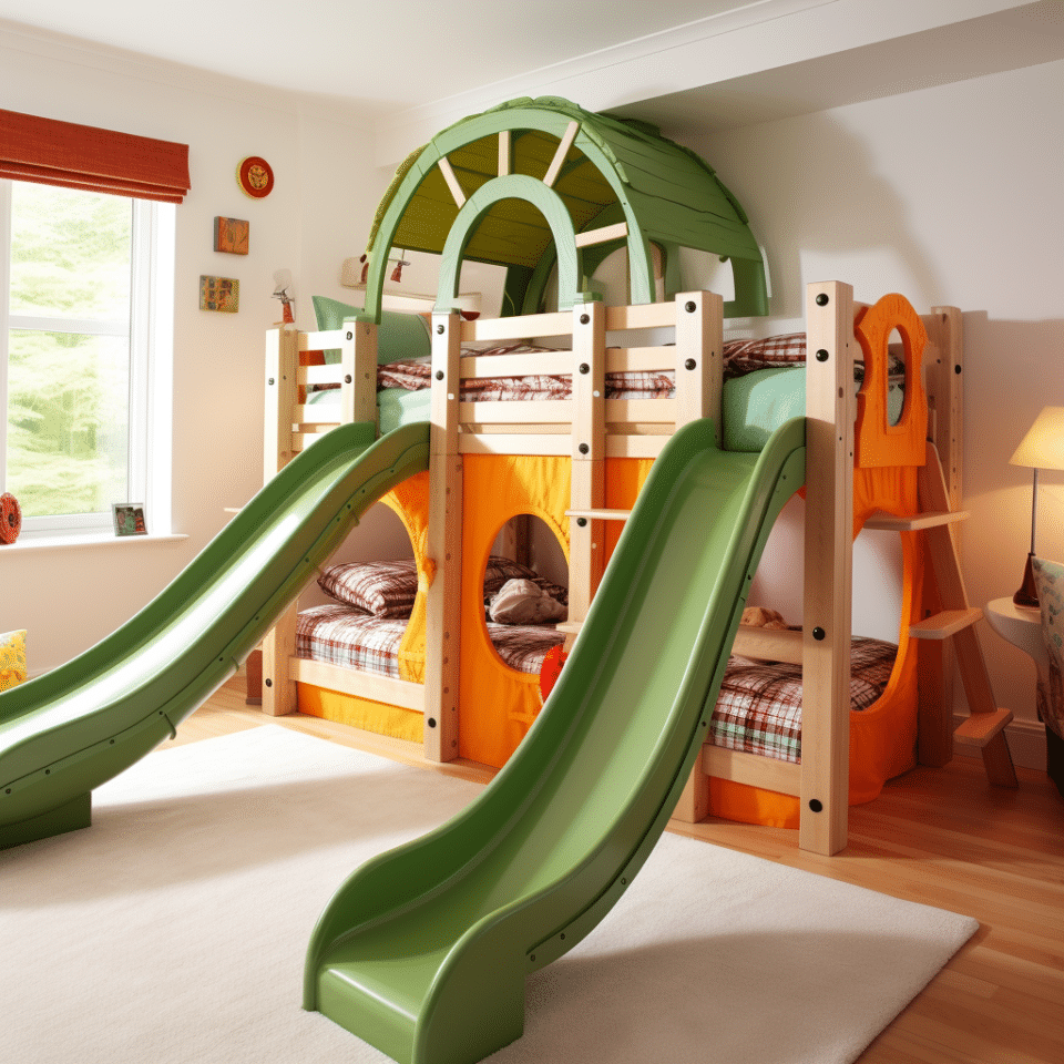 Top Bunk Beds with Slides Safe and Fun Bedroom Solutions
