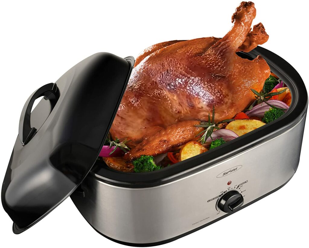 Can you use an electric roaster without the insert?