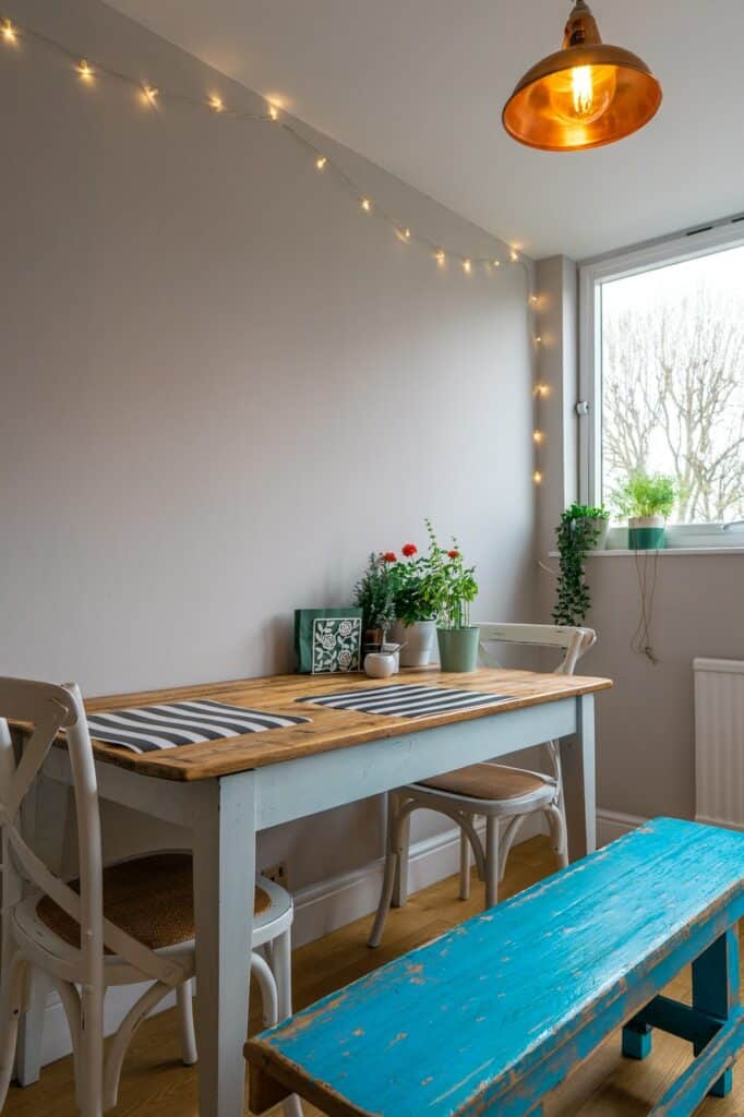 How to Fit a Dining Table in a Small Living Room