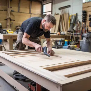 Wooden bed frame disassembly