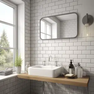 Grout Line Size for Subway Tiles