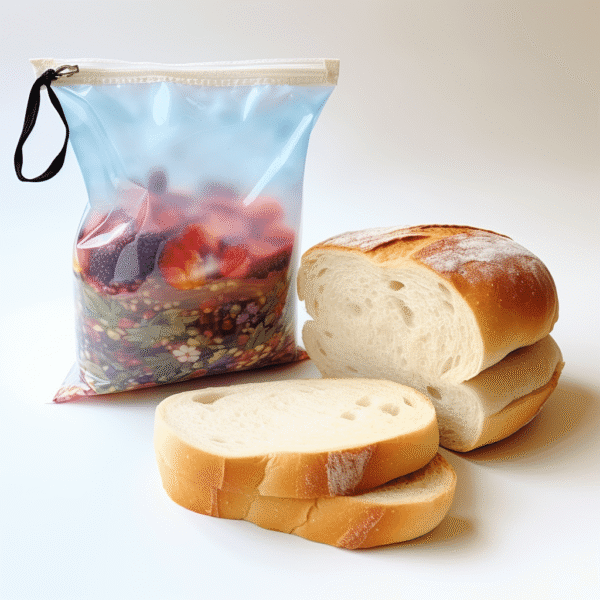 Quart Bag and Sandwich Bag for Travel Toiletries
