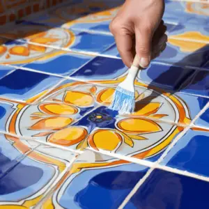 Grout Painting