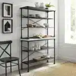How to Decorate a Baker’s Rack in Dining Room