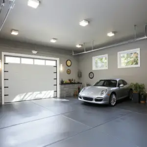 Cool windowless garage