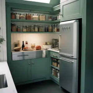 Fitting refrigerators in small kitchens