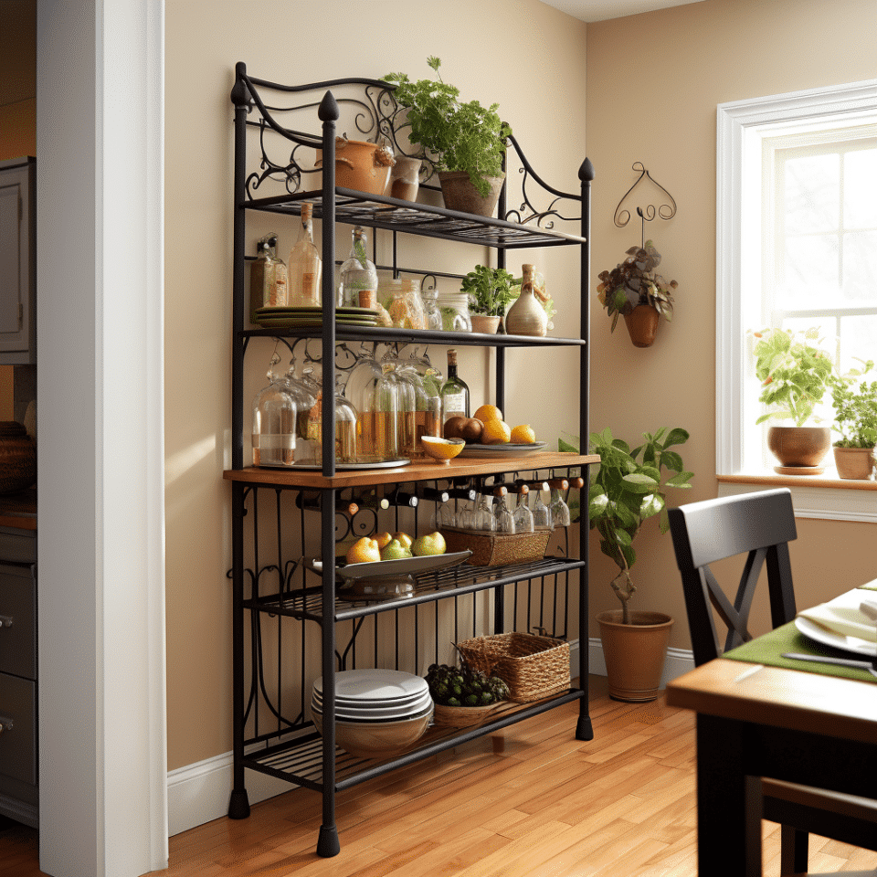 Versatile Baker's Rack: Transforming Your Dining Room