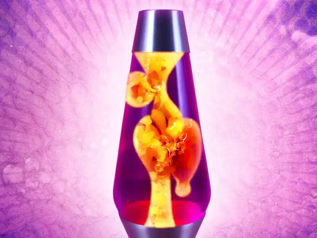 Lava Lamp Wax Separated