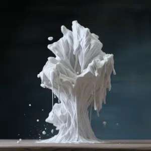 Dissolving Kleenex tissues