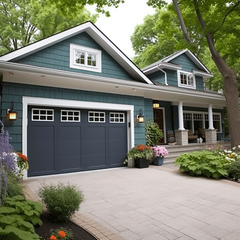 Perfect Garage and Front Door Color Combinations