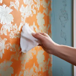 Wallpaper glue removal