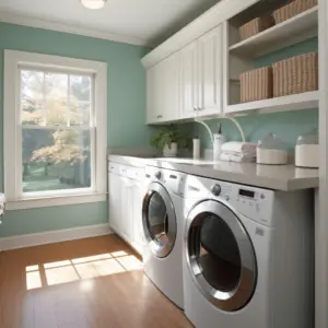 Second floor laundry room requirements