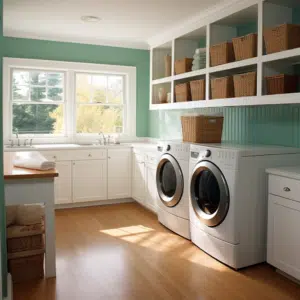 Second floor laundry room requirements