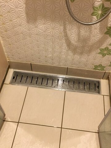 Cement-Like Stuff In Shower Drain