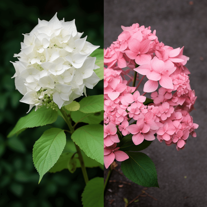 Comparing Pinky Winky and Quick Fire Hydrangea