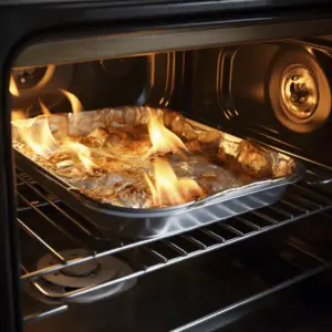 Aluminum pans in ovens