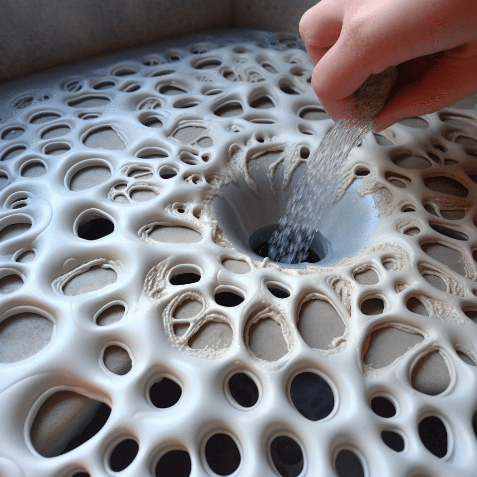 Removing Stubborn Calcium Buildup from Shower Drains