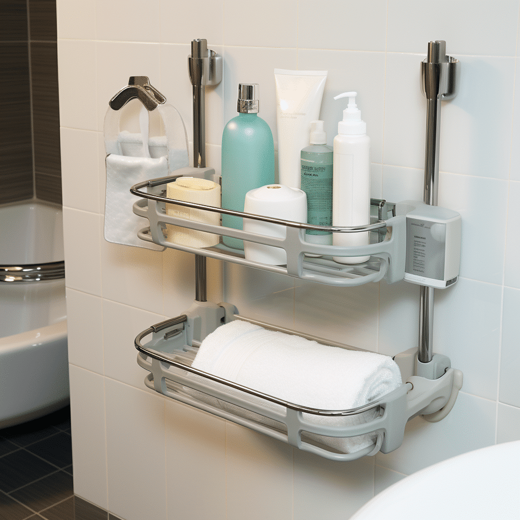 Securing Shower Caddies Preventing Falls and Slips