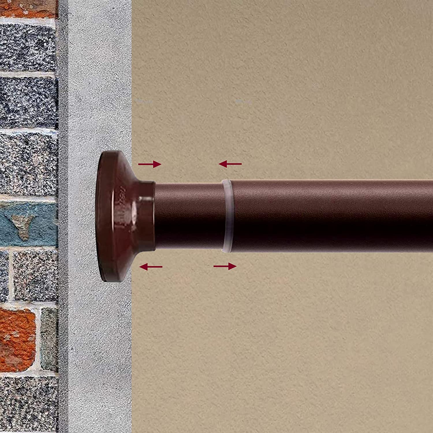 How to Keep Tension Rods From Falling Down