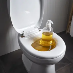Toilet Cleaning with Vinegar