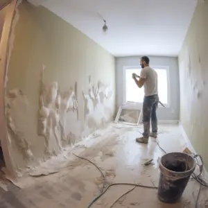 painted drywall