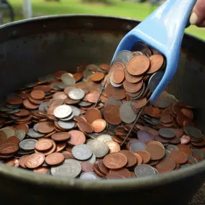Safely Clean Valuable Steel Pennies