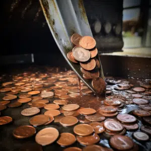 Safely Clean Valuable Steel Pennies