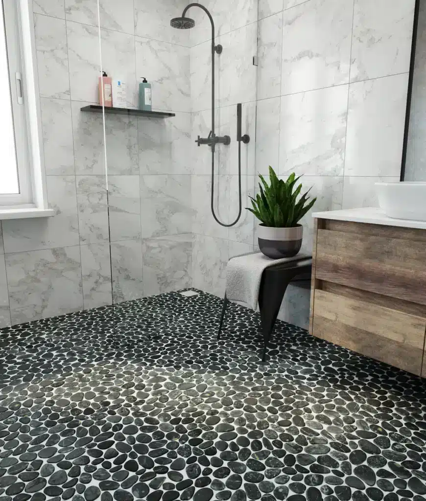 How to Remove Pebble Shower Floor