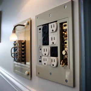 Surface mounts electrical panel
