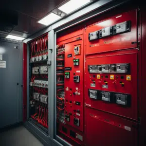 Fire-rated electrical rooms