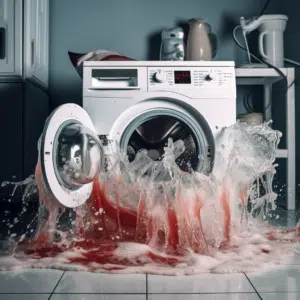 washing machine leaks