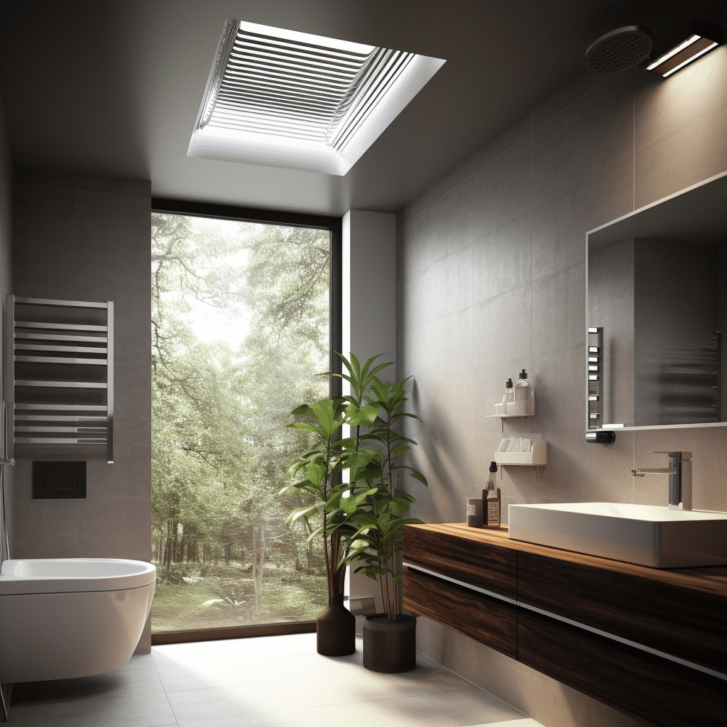 Optimal Bathroom Ventilation Moisture Control