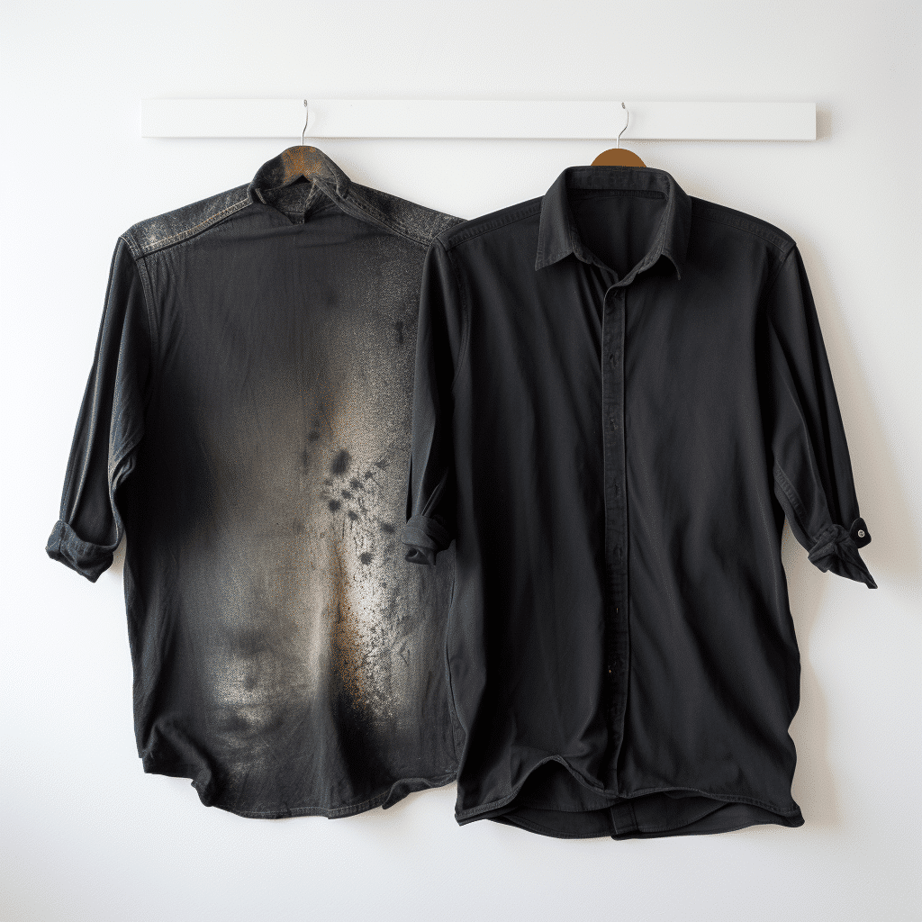 Reviving Black Clothes Removing and Repairing Bleach Stains