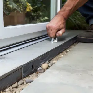 Sealing Door Thresholds to Concrete