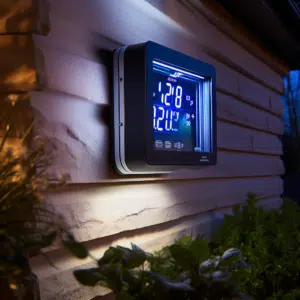 projection clocks with outdoor temperature